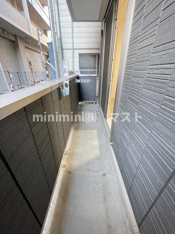 大阪市北区菅栄町のアパートのバルコニー|※建物内別間取参考写真