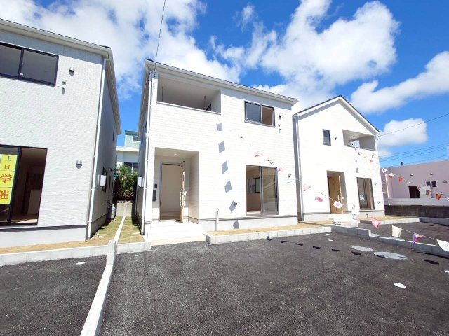 ♥♥うるま市勝連南風原第5－2号棟（全3棟）の外観|【現地撮影2025.9】お気軽にお問い合わせください♪