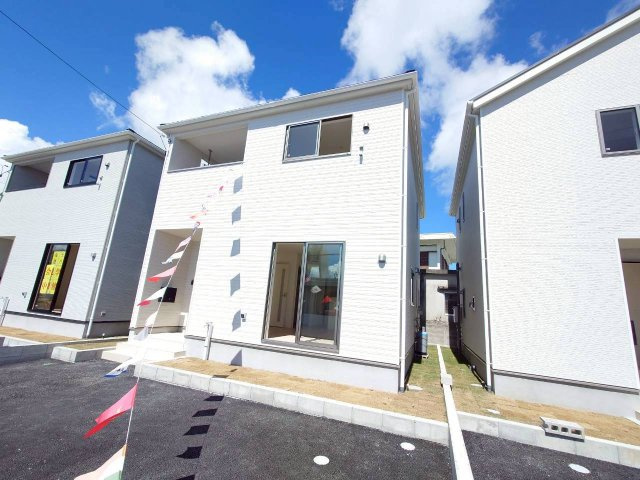 ♥♥うるま市勝連南風原第5－2号棟（全3棟）の外観|【現地撮影2025.9】お気軽にお問い合わせください♪