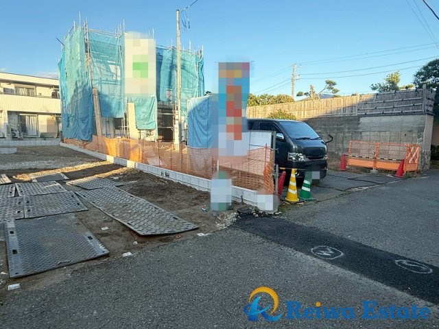 売地　茅ヶ崎市東海岸南4丁目の前面道路含む現地写真