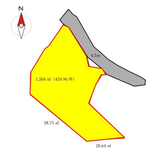 【土地図】 | 桜川市西小塙459坪売地