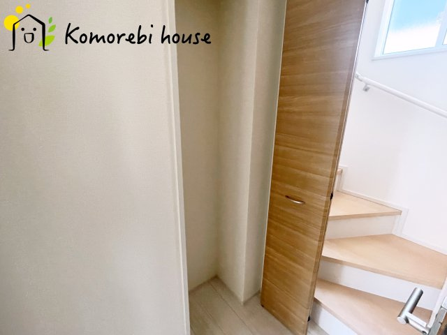上尾市小泉7丁目　3期　新築一戸建て　ブルーミングガーデン　01の収納|専用の収納スペースです