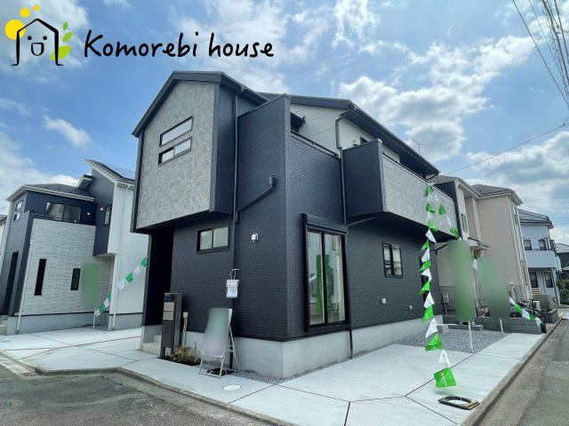 上尾市小泉7丁目　3期　新築一戸建て　ブルーミングガーデン　01の外観|建物外観を気になさる方へ、見た目の良い物件です
