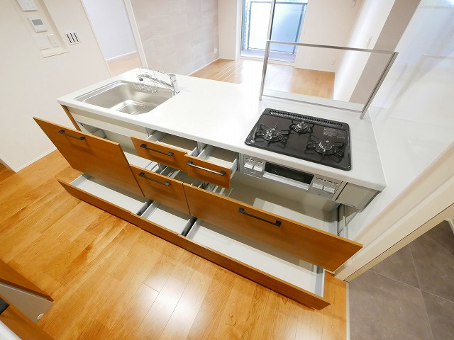 シャトードール　プレミアのキッチン|きれいなキッチンです