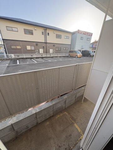 レジデンスけやきのバルコニー|広々としたバルコニーです