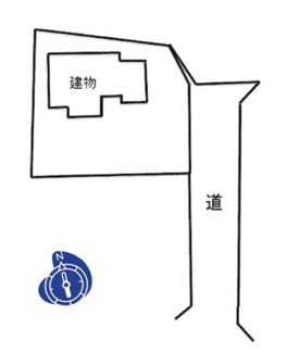 【区画図】 | 南アルプス市山寺 H6年築の建物一新済の中古戸建 全室南向き | 前面道路：東側4.6ｍ