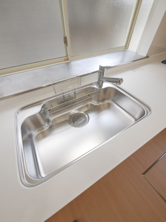 【キッチン】 | 南アルプス市山寺 H6年築の建物一新済の中古戸建 全室南向き | キッチンシンク