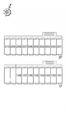 【区画図】 | レオパレスコスモス