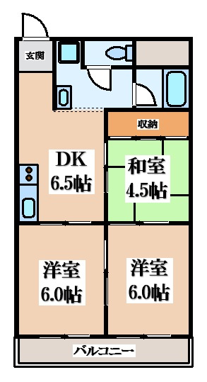 【間取り】 | リアライズ住道南