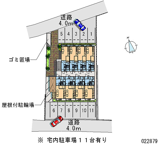 レオパレスフェニックスin波島の区画図|画像4