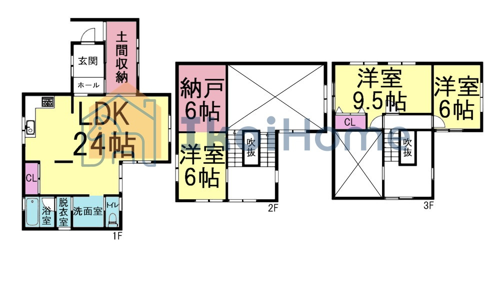 神戸市玉津町西河原　中古戸建の間取り|【ホームページに現地動画掲載中】●年中無休：当日予約可●LDK24帖！！吹抜けもある豪華な邸宅です！
