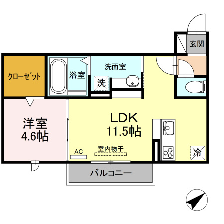 アベニール・Ｔの間取り