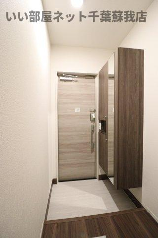 フォレストウッド　B棟の玄関|ゆったりとした玄関です