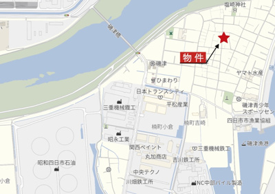 【地図】 | 四日市市大字塩浜《1号棟》 | 広域Map