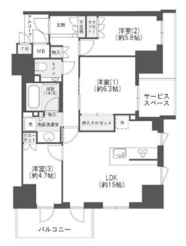 ジオタワー新町