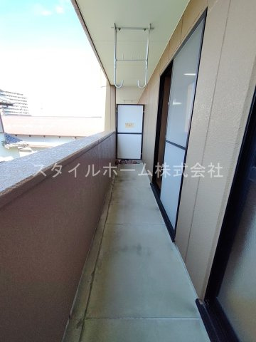 シェリ向山のバルコニー