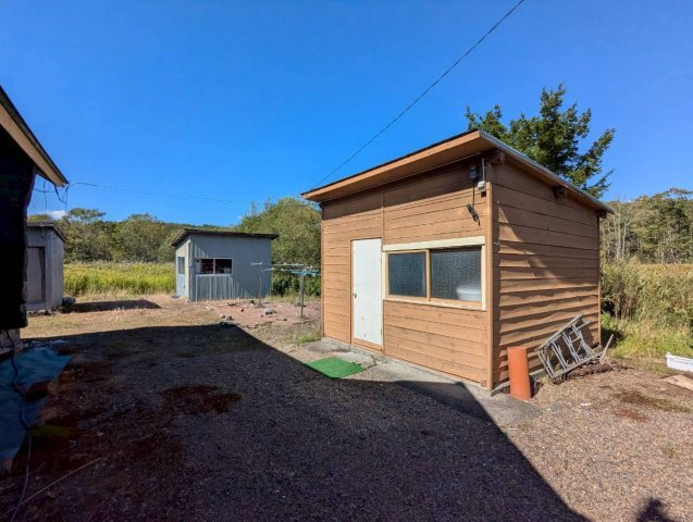 鶴居村【ログハウス】住居付き店舗兼ゲストハウスのその他|外風呂外観