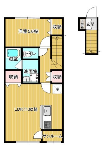 和福の間取り