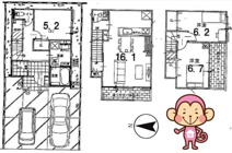 高槻市深沢本町　新築戸建の画像