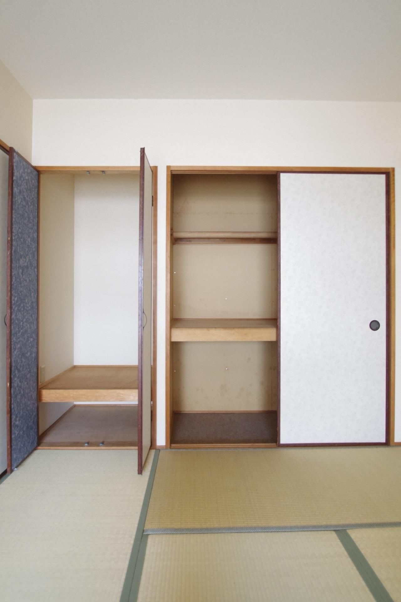熊本市東区錦ケ丘の賃貸マンションの収納