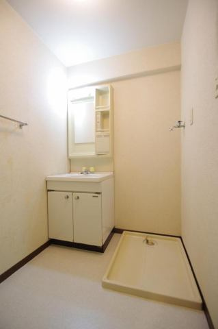 熊本市東区錦ケ丘の賃貸マンションの独立洗面台