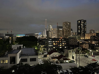 【展望】 | バルコニーからはさいたまアリーナ・さいたま新都心を望みます