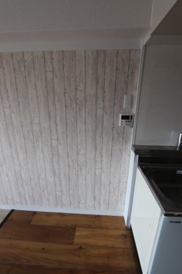 【キッチン】 | サンハイツ柏木 | 冷蔵庫置き場