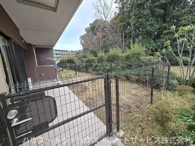 アンビシャス南柏のバルコニー