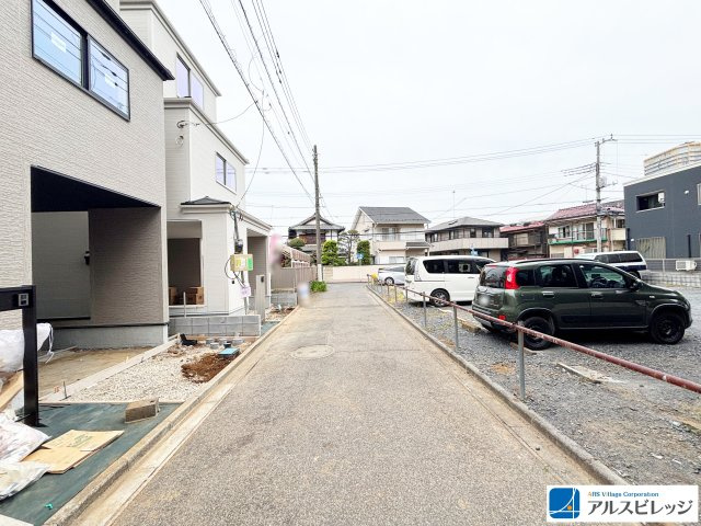 新築／ふじみ野市上福岡5丁目24-1期　全2棟の前面道路含む現地写真