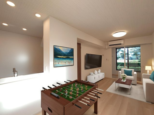 ルノンⅠの居間・リビング|CG画像のため家具はつきません