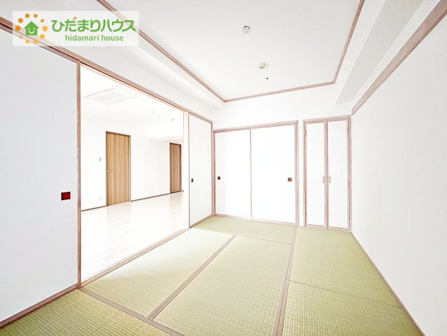 【和室】 | 三の丸グランキャッスルタワー | 来客時にはゲストコーナーに。キッズスペースやアイロンがけをする家事スペースなど、様々な用途に活用できます。