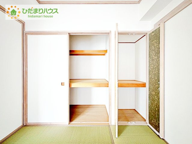 【和室】 | 三の丸グランキャッスルタワー | 和室にも大容量のクローゼット完備！
お布団やお子様のおもちゃなどがスッキリ収納できますね(^^♪