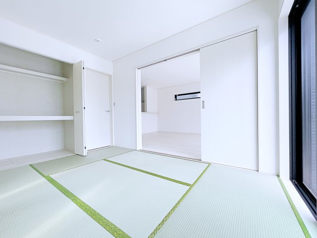 熊谷市箱田7丁目　AiTOWN　全3区画の和室|畳は足触りがいいので裸足で歩いても気持ちがいいです！
