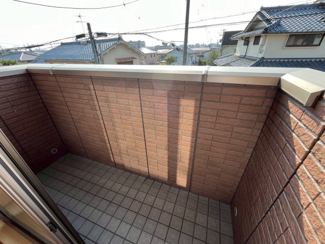 ルシエール小林のバルコニー|広々としたバルコニーです