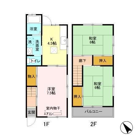ガーデンテラス　Ｋ．Ｎの間取り