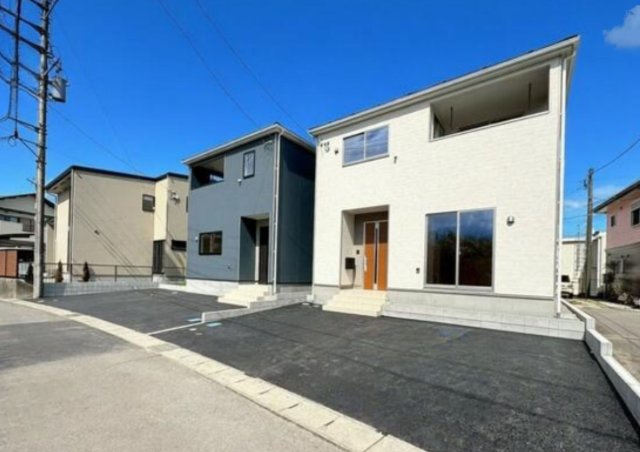 御殿場市川島田第８　新築戸建　全2棟　2号棟の前面道路含む現地写真