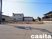 【建築条件なし】大仙市大花町 区画の整った住宅街の角地物件52.10坪 住宅用地の画像