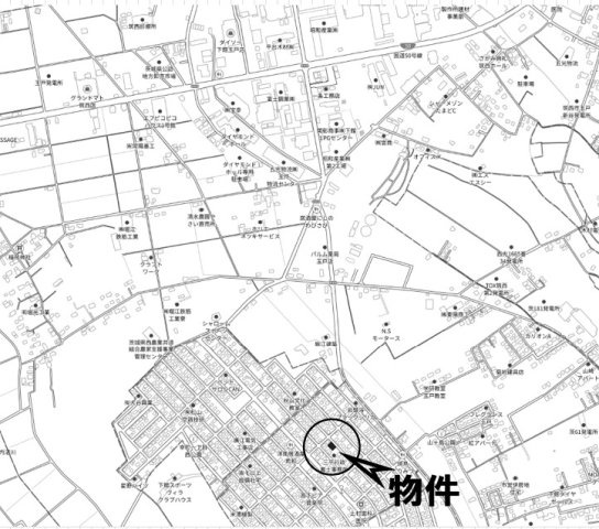 筑西市幸町二丁目の地図
