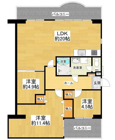 【間取り】の画像