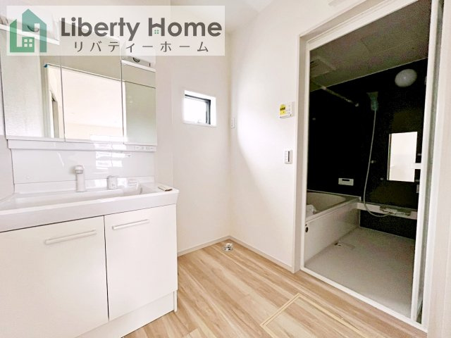 取手市ゆめみ野4期　新築戸建の独立洗面台