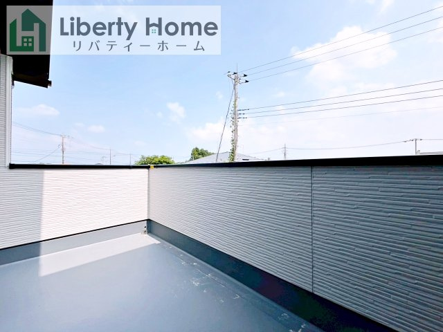 取手市ゆめみ野4期　新築戸建のバルコニー