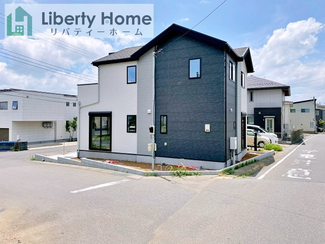 取手市ゆめみ野4期　新築戸建の前面道路含む現地写真