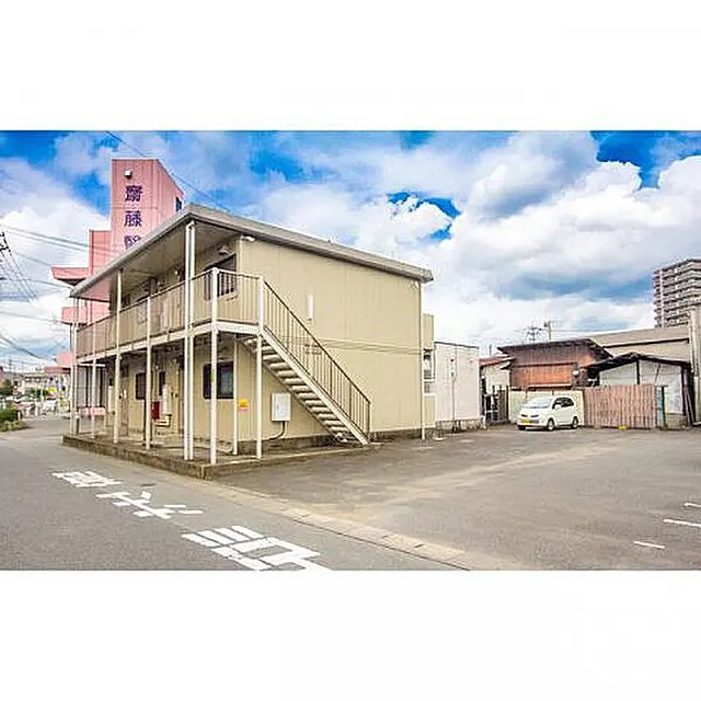 久留米市白山町のアパートの駐車場|駐車場があります