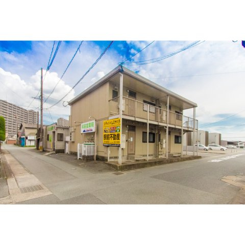 久留米市白山町のアパートの外観|落ち着いた雰囲気の外観です