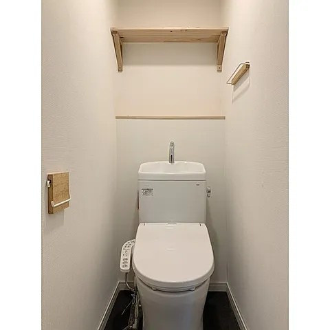 久留米市白山町のアパートのトイレ|コンパクトで使いやすいトイレです
