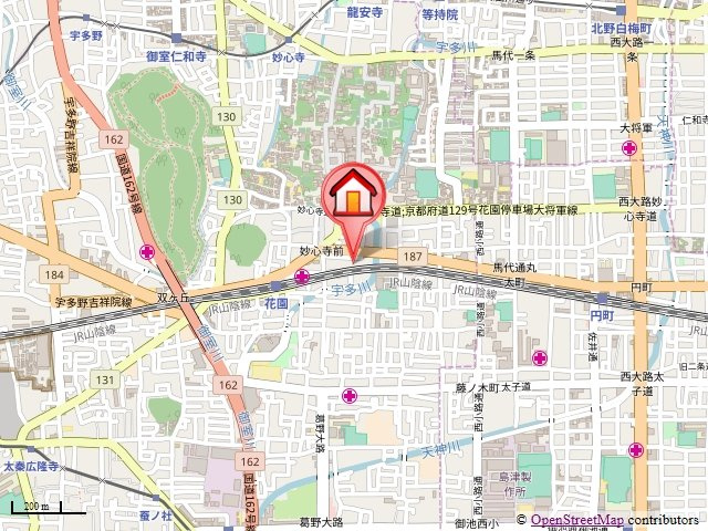アルトラヴィーユ京都の地図