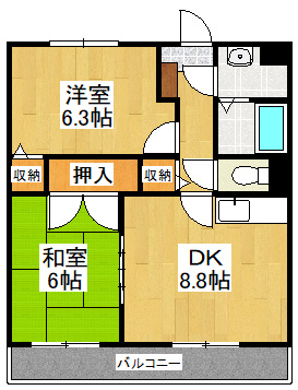 シャンティの間取り
