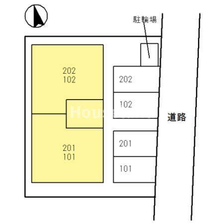 ディアス乙井の区画図