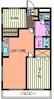 ハイデンス上の宮Ⅰの間取り|間取り