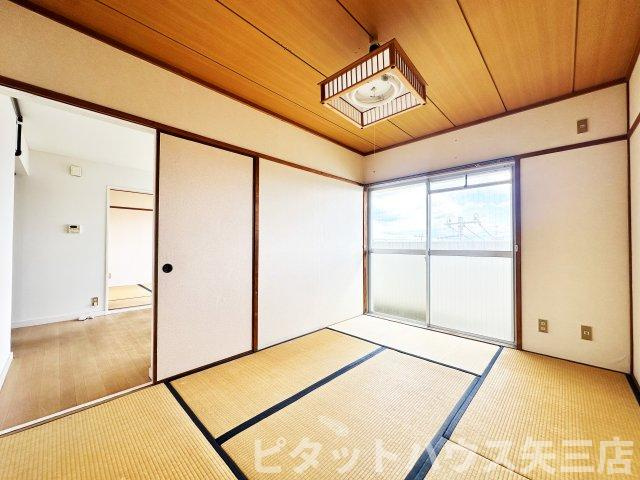 平野マンションの和室|きれいな和室です